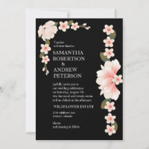 Déco moderne | Élégant Mariage noir et blanc Onyx