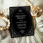 Invitation Déco moderne | Elégante fête de Noël