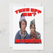 Invitation Décolle, Hein ! Étrange brasserie classique (Dos)