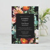 Invitation décontracté élégant romantique floraux néerlandais (Debout devant)