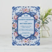 Invitation décontracté lunatique frais romantique mariage (Debout devant)