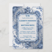 Invitation décontracté lunatique frais romantique mariage (Devant)