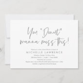 Invitation Décontracté moderne et amusant, Fête des mariées B (Devant)