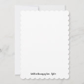 Invitation Décontracté pays ouest de la route des fleurs mari (Dos)