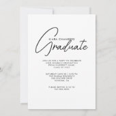 Invitation Décontracté | Photo Graduation Party (Dos)