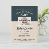 Invitation décontractée de 60e anniversaire avec p (Debout devant)