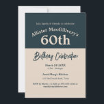 Invitation décontractée du 60e anniversaire pour l<br><div class="desc">Vive la fête de la cuisine ! Réunissez votre famille,  vos amis et vos voisins pour une fête d'anniversaire mémorable pour votre être cher. Une célébration qui compte - partager des histoires,  chanter des chansons et rire ensemble.</div>