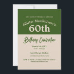 Invitation décontractée pour le 60e anniversaire -<br><div class="desc">Vive la fête de la cuisine ! Réunissez votre famille,  vos amis et vos voisins pour une fête d'anniversaire mémorable pour votre être cher. Une célébration qui compte - partager des histoires,  chanter des chansons et rire ensemble.</div>