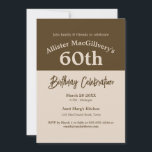 Invitation décontractée pour le 60e anniversaire -<br><div class="desc">Vive la fête de la cuisine ! Réunissez votre famille,  vos amis et vos voisins pour une fête d'anniversaire mémorable pour votre être cher. Une célébration qui compte - partager des histoires,  chanter des chansons et rire ensemble.</div>