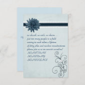 Invitation Décontractée simple (Devant / Derrière)