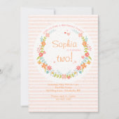 Invitation Décontractée Stripes (Devant)