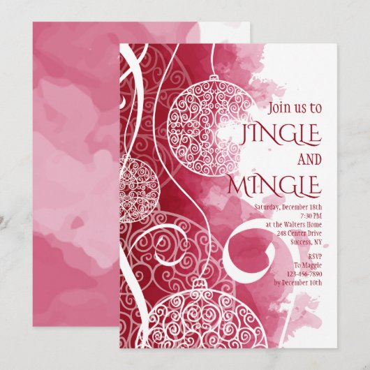 Invitation Décor (Devant / Derrière)