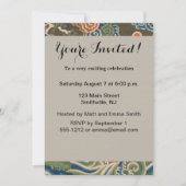 Invitation Décor d'antiquité chinois d'oiseaux (Devant)