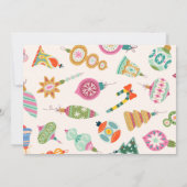 Invitation Décor d'arbre de Noël (Dos)