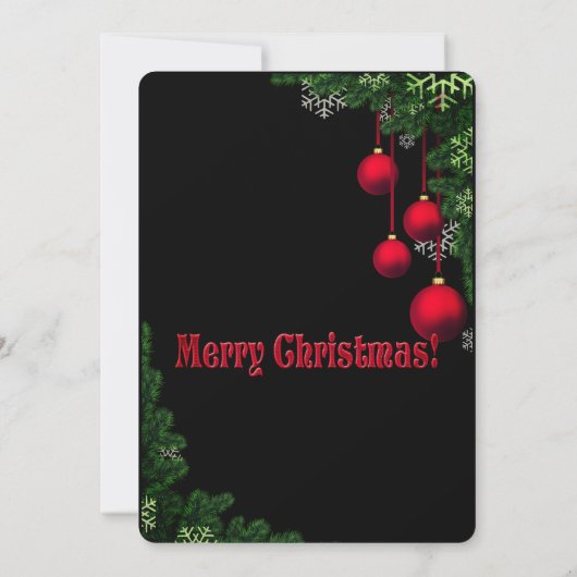 Invitation Décor de Noël Jingu Bells (Dos)