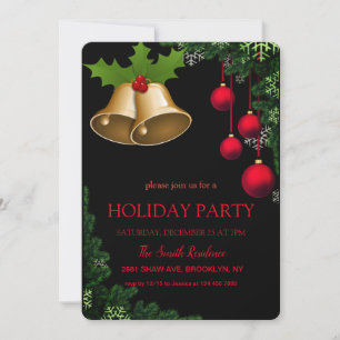 Invitation Décor de Noël Jingu Bells