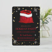 Invitation Décor de Noël, Noël (Debout devant)