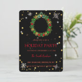 Invitation Décor de Noël, Noël (Debout devant)