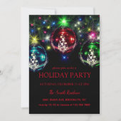 Invitation Décor du Nouvel An, étoile de Noël (Devant)