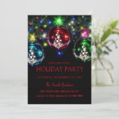 Invitation Décor du Nouvel An, étoile de Noël (Debout devant)