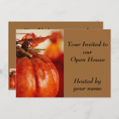 Invitation Décoration d'automne - (Devant / Derrière)