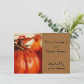 Invitation Décoration d'automne - (Debout devant)