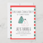 Invitation Décoration de biscuits de Noël Fête d'anniversaire (Devant)