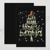 Invitation Décoration de cadeau d'ornement d'arbre de Noël dr (Devant / Derrière)