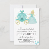 Invitation Décoration de fête d'anniversaire de la princesse  (Devant)