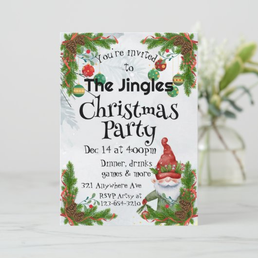 Invitation Décoration de la  (Debout devant)