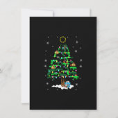 Invitation Décoration de sapin de Noël avec pistolet Cadeaux (Devant)