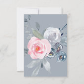 Invitation décoration du premier cercle fleuri communion (Dos)