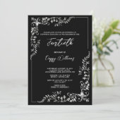 Invitation Décoration élégante et élégante (Debout devant)