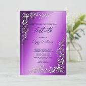 Invitation Décoration élégante et élégante (Debout devant)