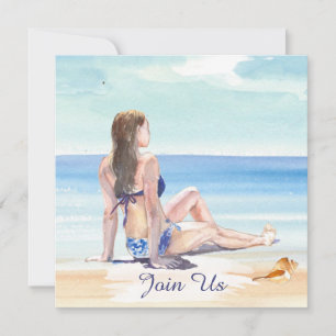 Invitation *~* Décoration tropicale DIY AR29 Plage FÊTE TOUT 