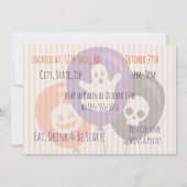 Invitation Décorations d'Halloween (Dos)