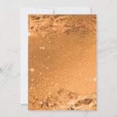 Invitation Décorations festives Gold Christmas Holiday Compan (Dos)