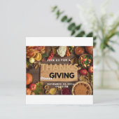 Invitation Découvrez la magie de l'action de grâces avec Spéc (Debout devant)