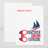 Invitation Découvrez le rêve explorer (Devant / Derrière)