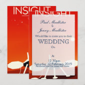 Invitation Découvrez Mars Lander Space Art (Devant / Derrière)