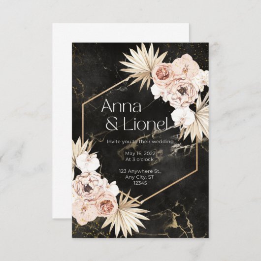 Invitation Découvrez une affaire royale avec notre Mariage sp (Devant / Derrière)
