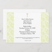 Invitation Dédication du bébé Baptême neutre de genre Invitat (Devant / Derrière)