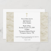 Invitation Dédication du bébé Baptême neutre de genre Invitat (Devant / Derrière)