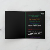 INVITATION DÉDIÉ À DIEU BLANC PERSONNALISABLE COOL (Intérieur)