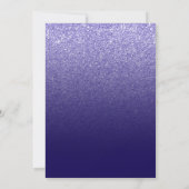 Invitation Deep Blue Modern Gradient 30e Anniversaire (Dos)