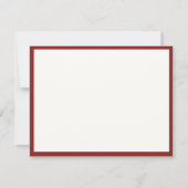 Invitation Deep Burgundy Classic Dove Stationery Note Card (Dos)