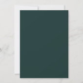 Invitation Deep Emerald Floral Opulent Wedding (Dos)
