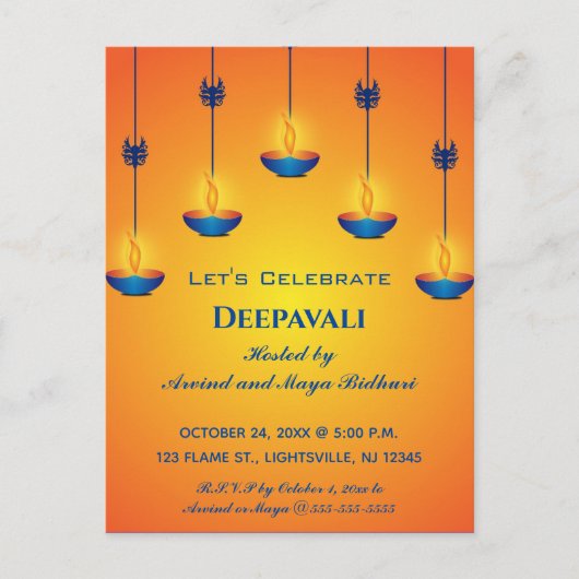 Invitation Deepavali (Devant)