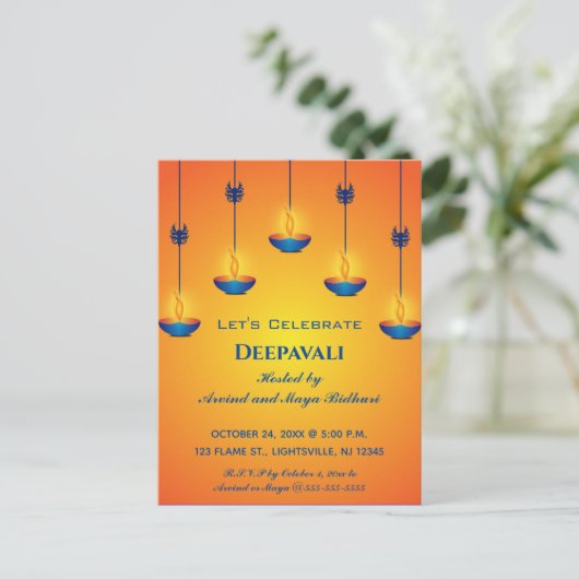 Invitation Deepavali (Debout devant)