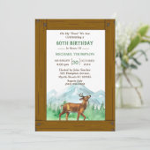 Invitation Deer Hunter N'Importe Quel Âge Anniversaire Invita (Debout devant)